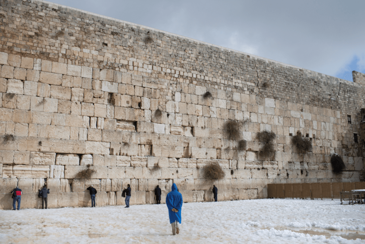 El Muro de los lamentos, lugar sagrado en Jerusalén