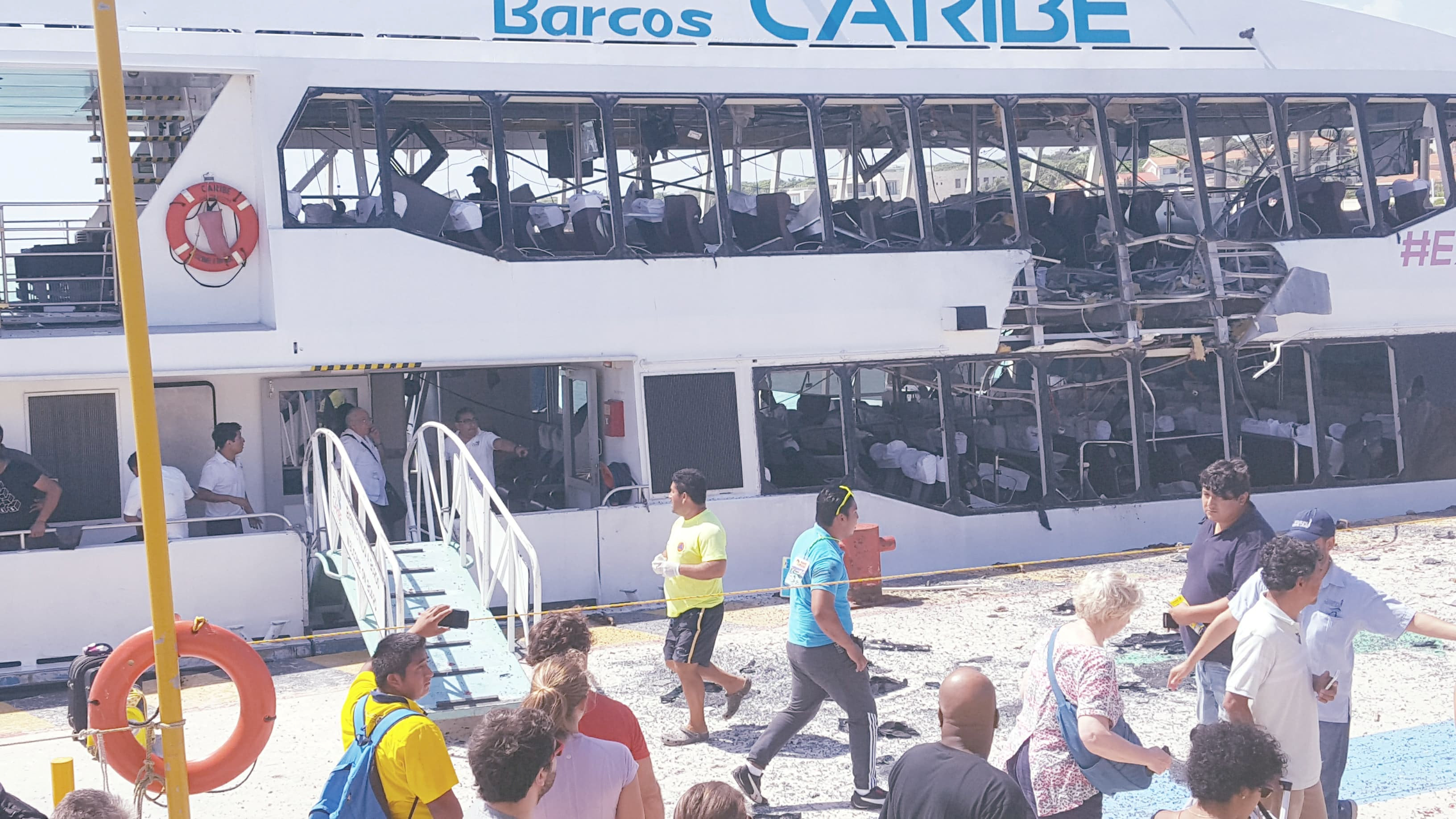 Empresarios piden celeridad en investigar la explosión de ferry