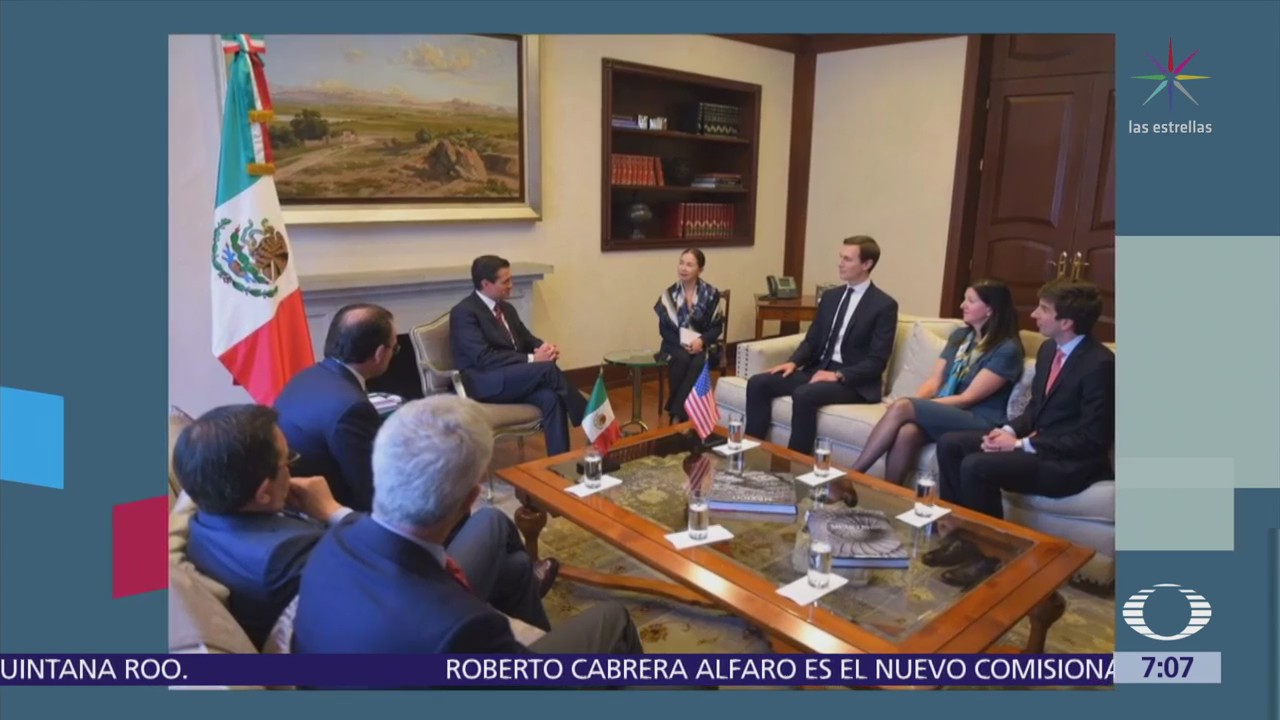 Enrique Peña Nieto recibe a Jared Kushner en Los Pinos