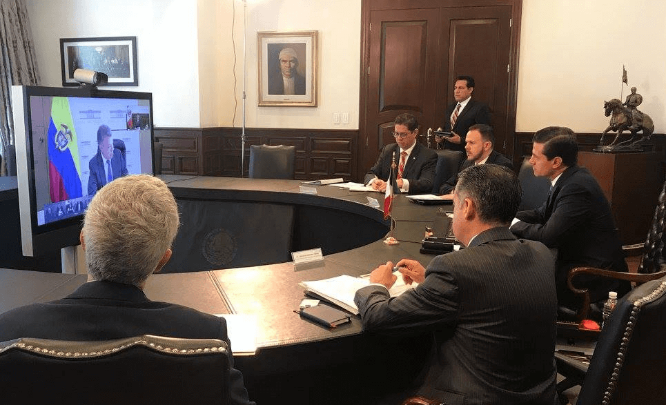 Peña Nieto analiza objetivos arancelarios de Alianza del Pacífico, en videoconferencia