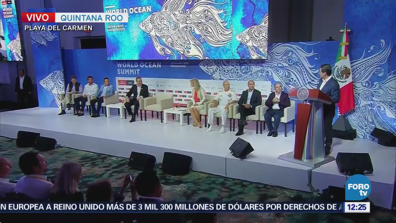 EPN inaugura la Cumbre Mundial del Océano 2018
