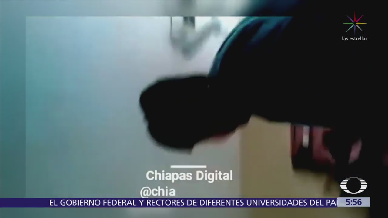 Estudiante dispara dentro de salón de clases en Chiapas
