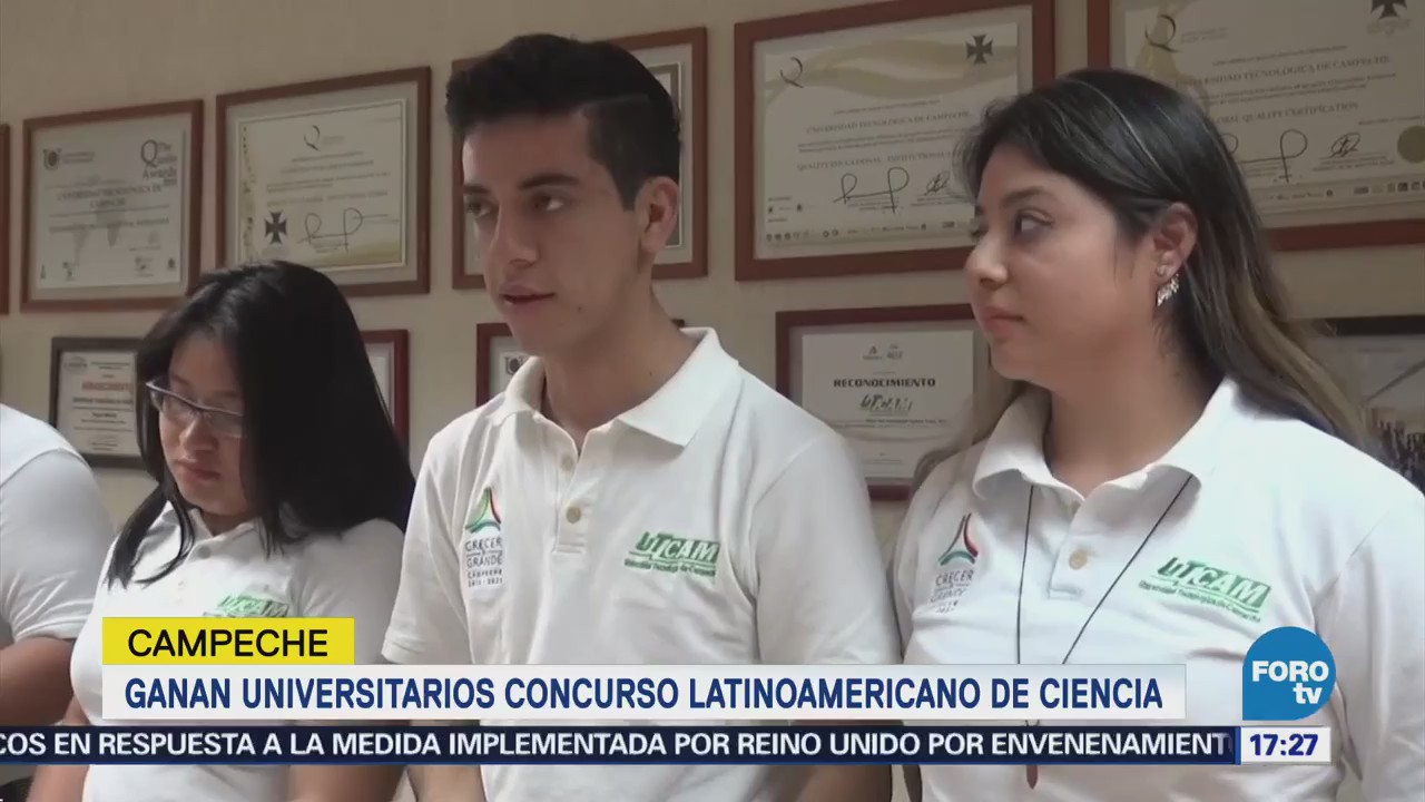 Estudiantes de Campeche ganan concurso latinoamericano de ciencia