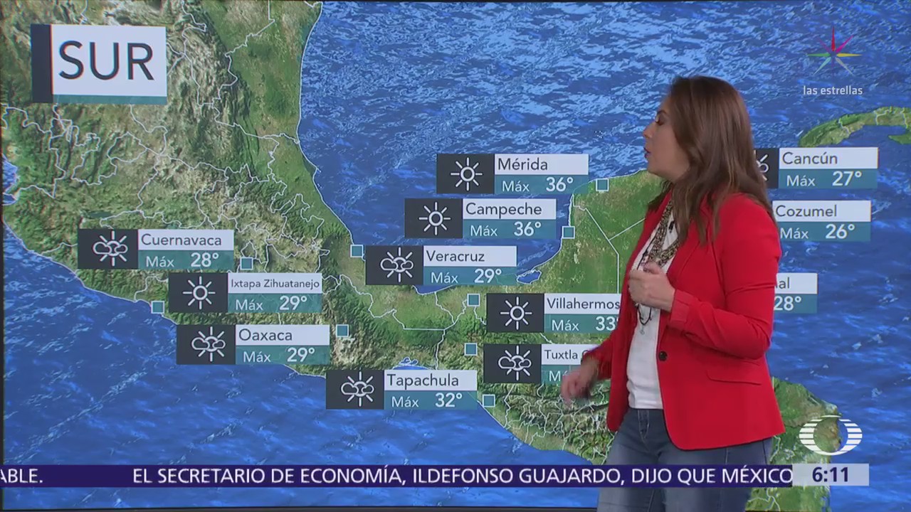 Frente frío 35 causará lluvias en la mitad República Mexicana
