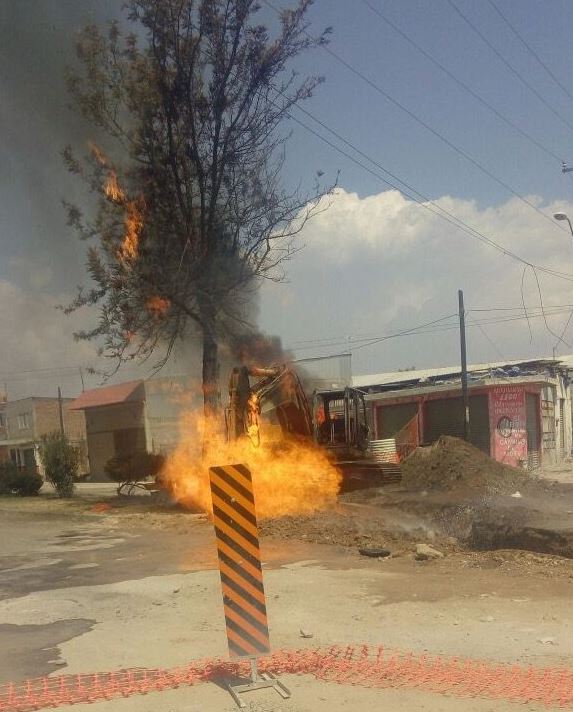 Explosión de gas deja tres lesionados en Léon, Guanajuato