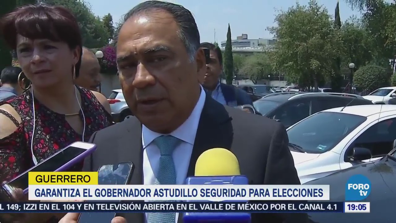 Habrá Seguridad Elecciones Guerrero Héctor Astudillo
