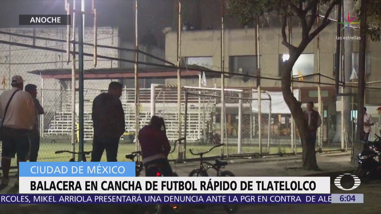 Hombres en moto disparan a jóvenes que jugaban futbol en Tlatelolco, CDMX