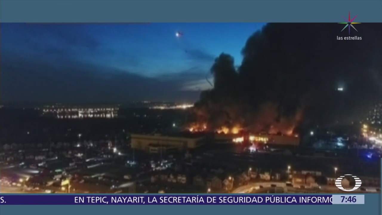 Incendio deja 64 muertos en centro comercial de Kemerovo, en Siberia