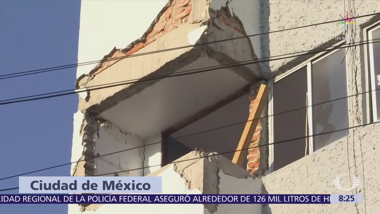 Inicia demolición en edificio ubicado en Paseo Nuevo 65, CDMX