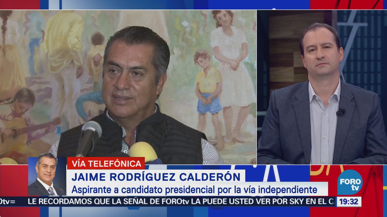 Jaime Rodríguez Calderón reclama que no tuvo derecho de audiencia