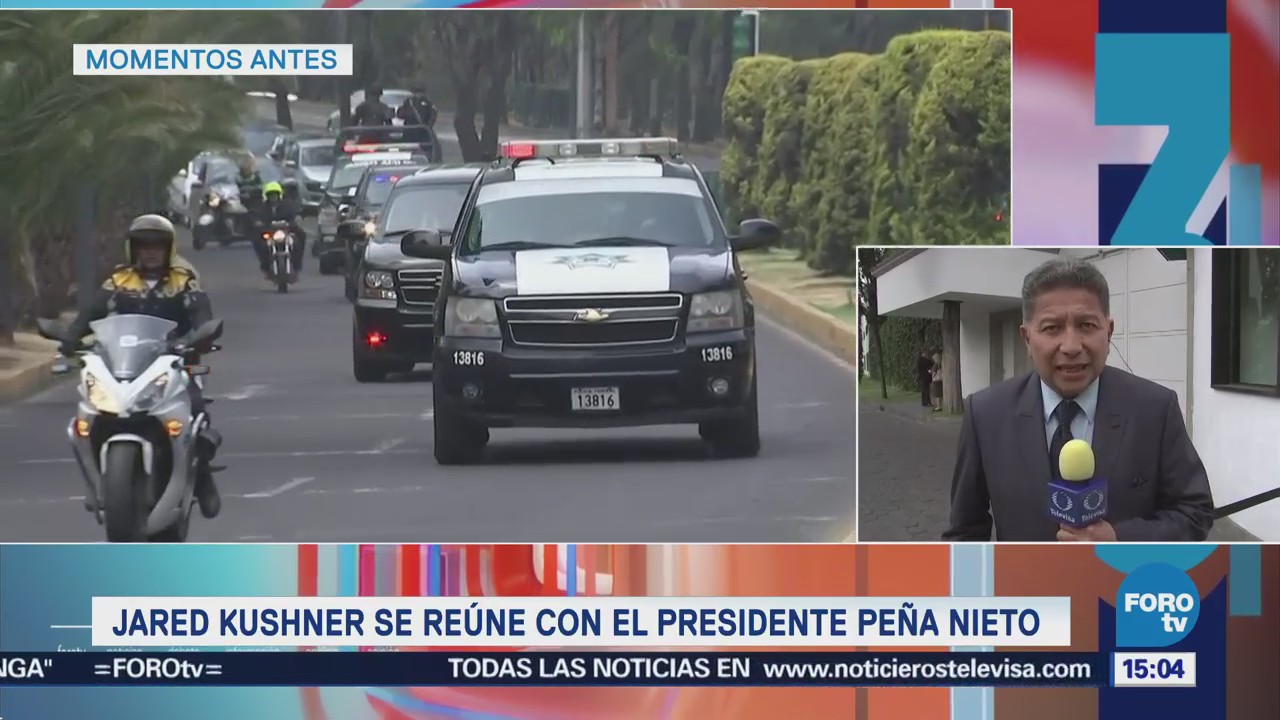 Jared Kushner se reúne con el presidente Peña Nieto