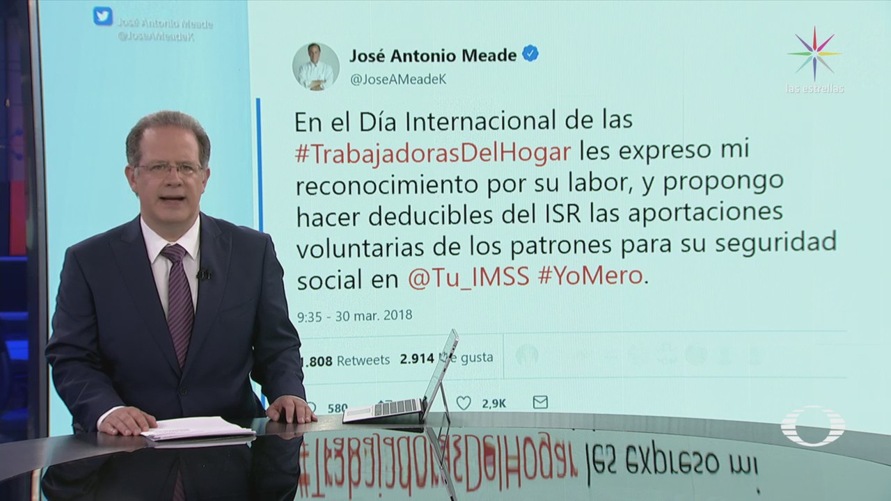 José Antonio Meade propone impulsar afiliación de trabajadoras domésticas al IMSS