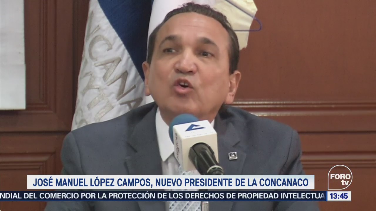 José Manuel López Campos, Nuevo Presidente Concanaco
