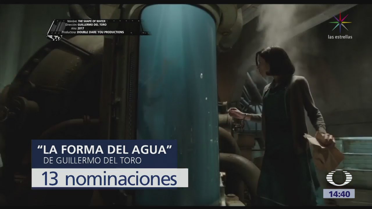 Forma Agua Obtiene 13 Nominaciones Premio Oscar