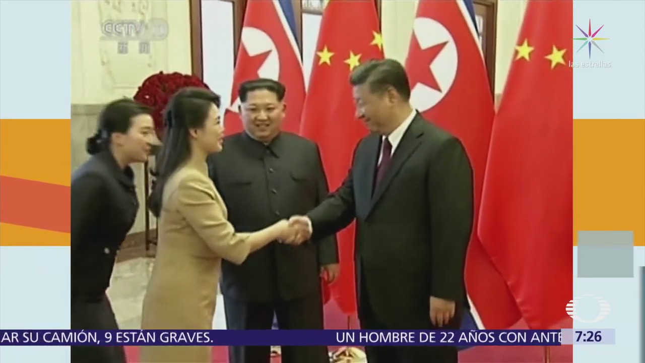 Kim Jong-un visitó China y se reunió con Xi Jinping