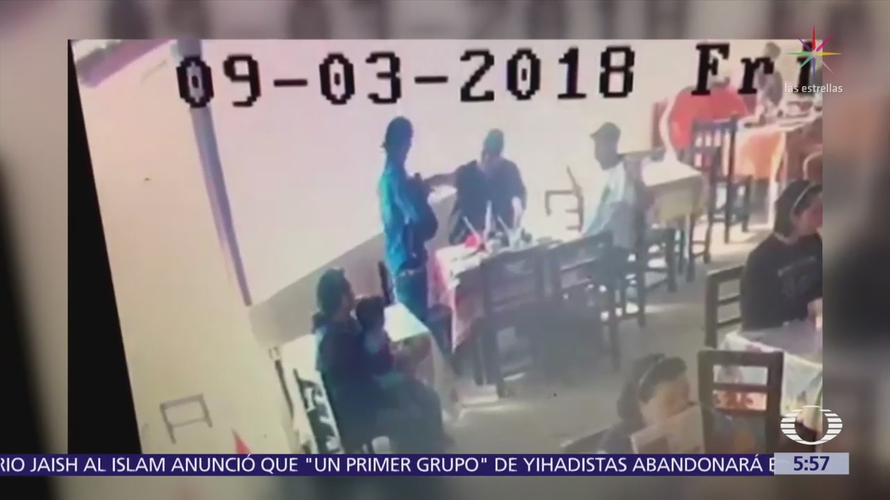 Ladrón asalta una taquería en Veracruz