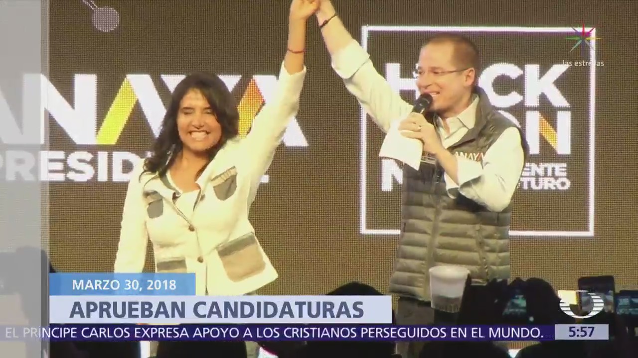 Ricardo Anaya Margarita Zavala Arrancan Campañas Presidenciales Cdmx