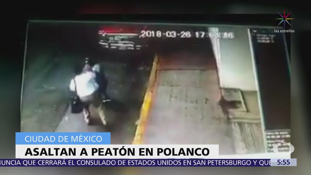 Captan Asalto Peatón Polanco, Ciudad De México