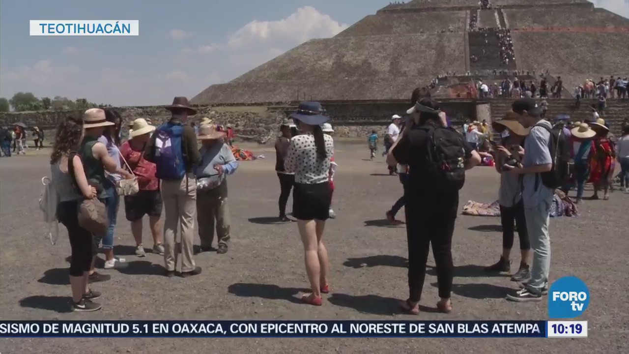 Llegan más de 30 mil visitantes a Teotihuacán