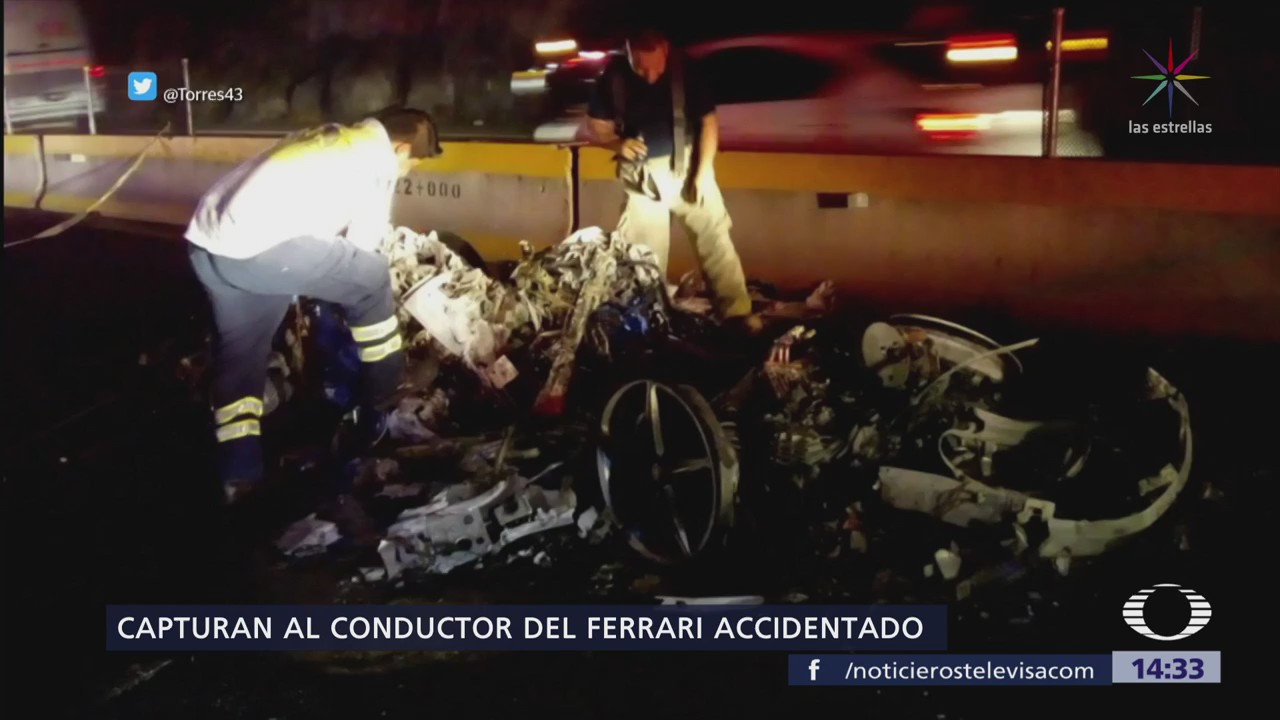 Localizan Conductor Ferrari Accidentado Autopista Del Sol