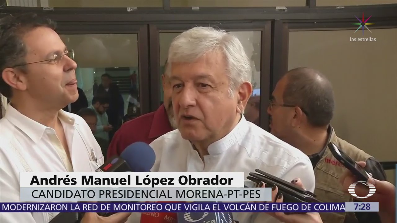López Obrador pide a otros candidatos que lo traten con respeto