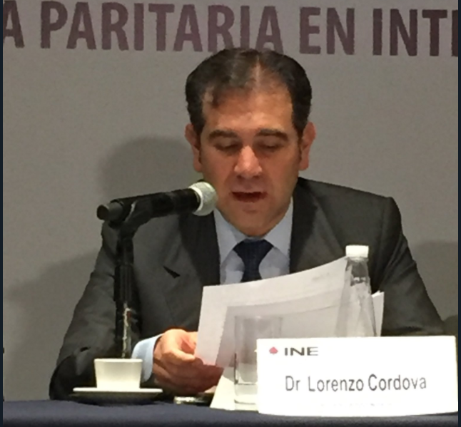 El proceso electoral se desarrolla exitosamente, senala Lorenzo Córdova