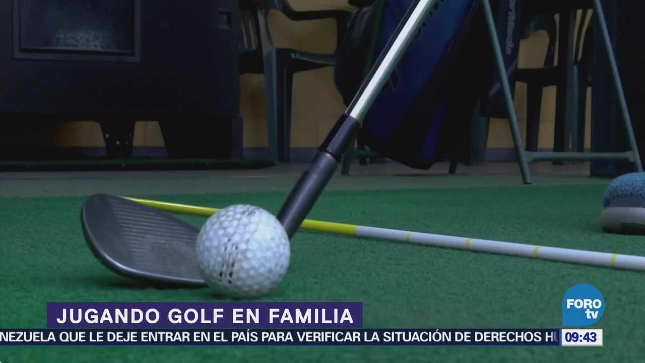 Lugares para el fin: Jugando golf en familia