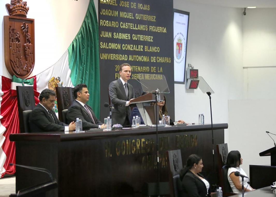 Manuel Velasco rechaza propuesta para postularse como senador de la República.