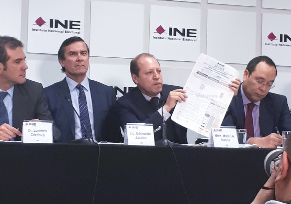 INE aprueba cambios al diseño de las boletas electorales
