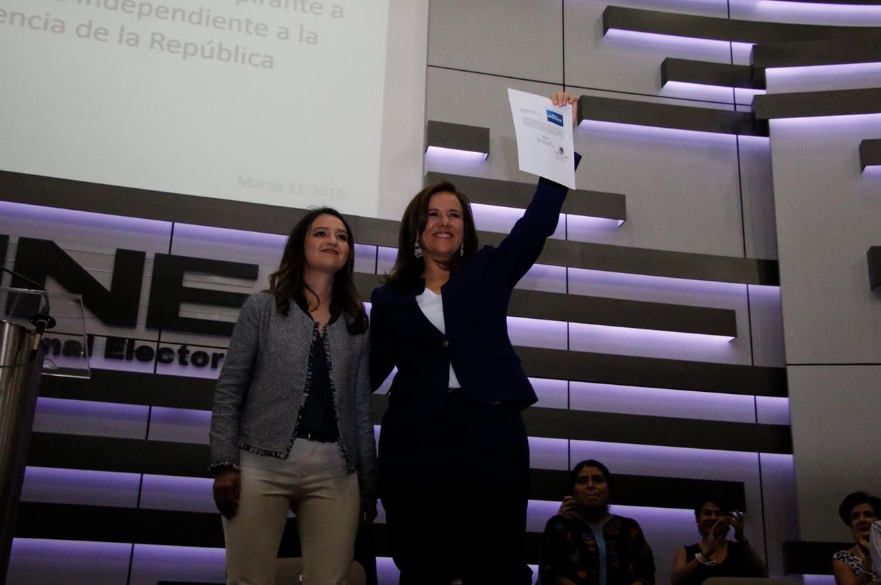 margarita ine registro candidata independiente presidencia