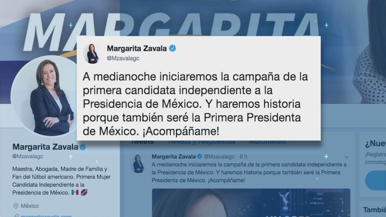 Margarita Zavala se alista para la campaña electoral
