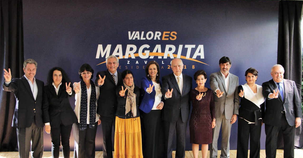 Margarita Zavala presenta a integrantes de su Consejo Político