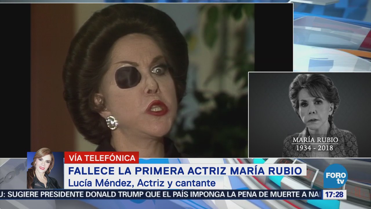 María Rubio deja una estela de buenos recuerdos: Lucía Méndez