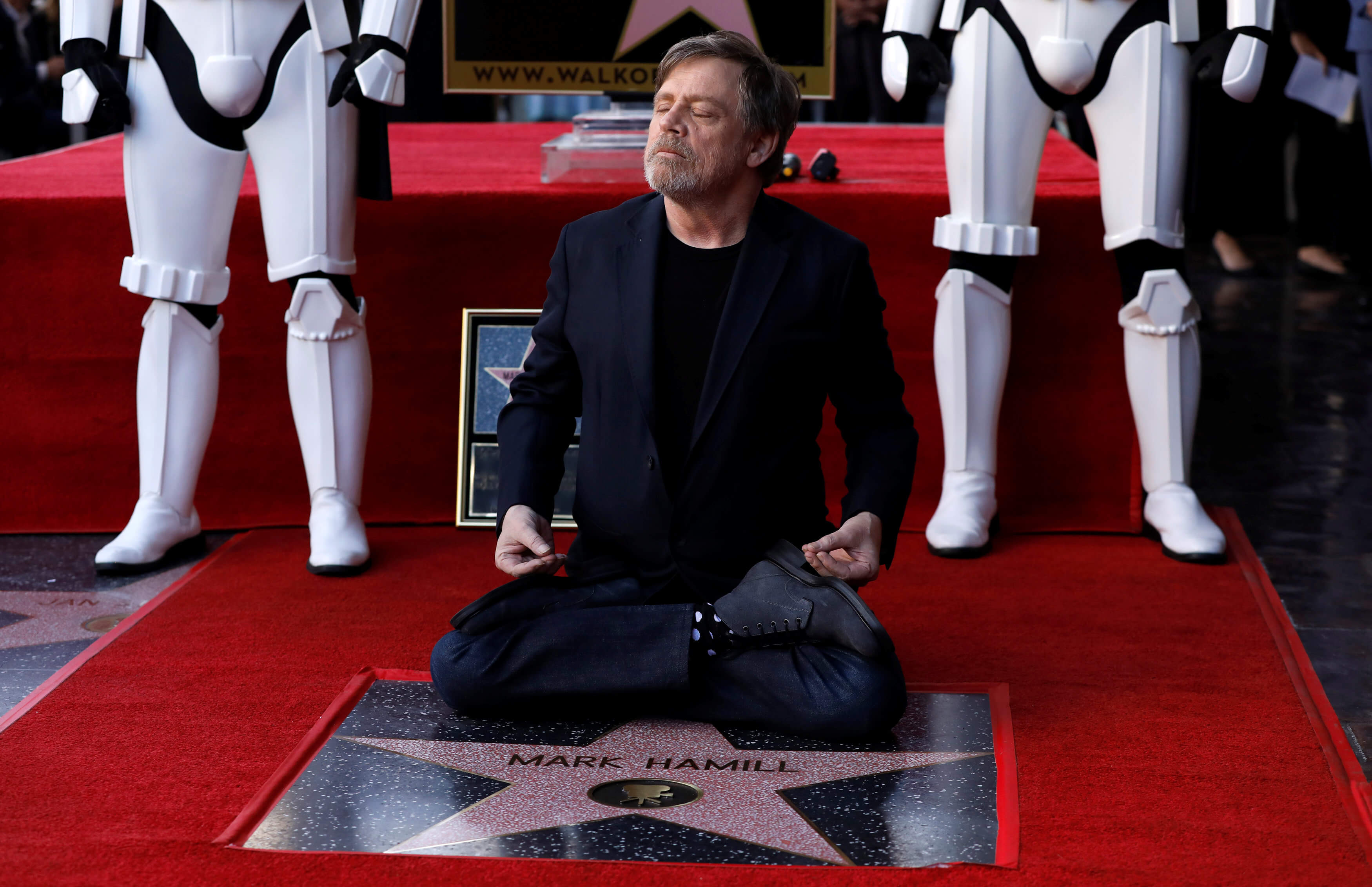 Mark Hamill recibe estrella paseo fama Hollywood