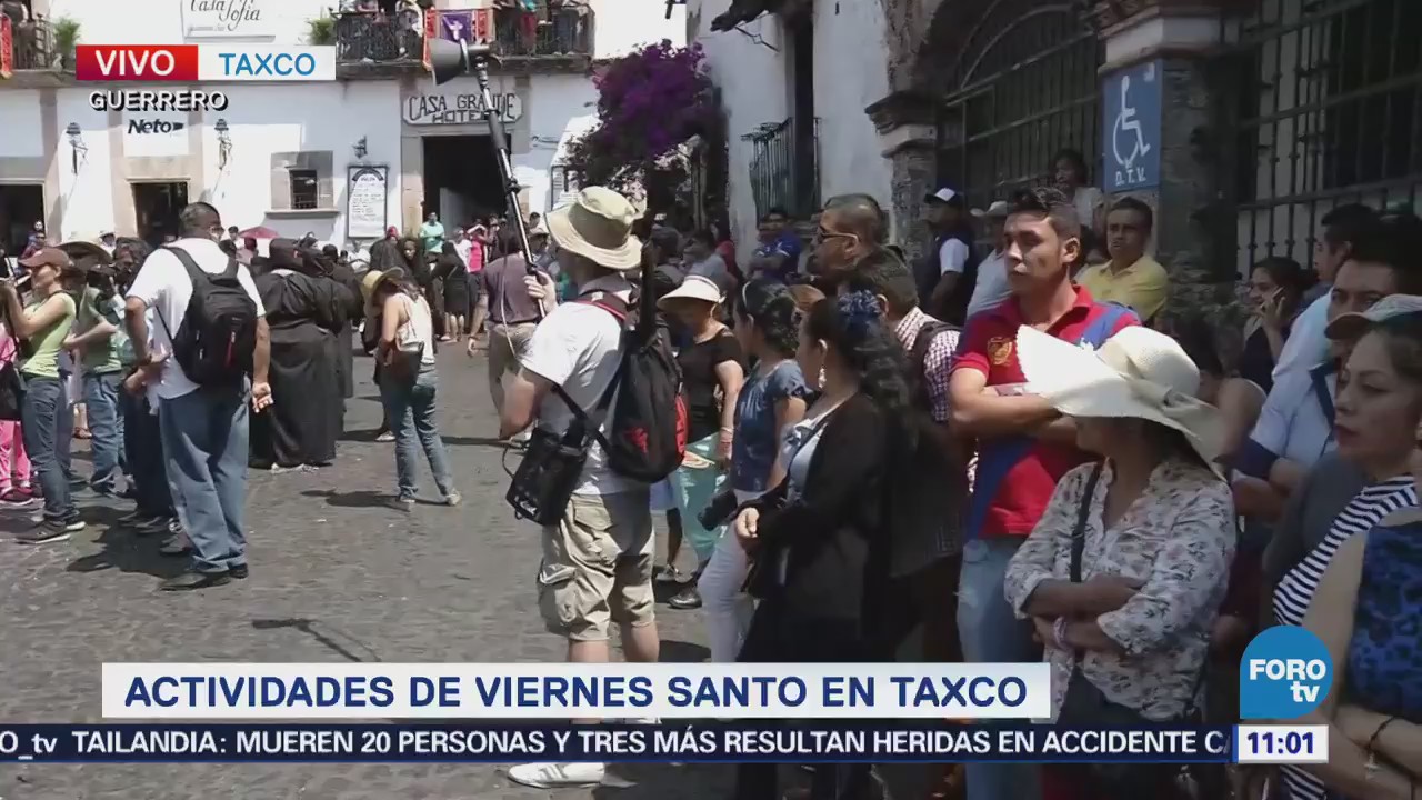 Inician Actividades Viernes Santo Taxco Guerrero