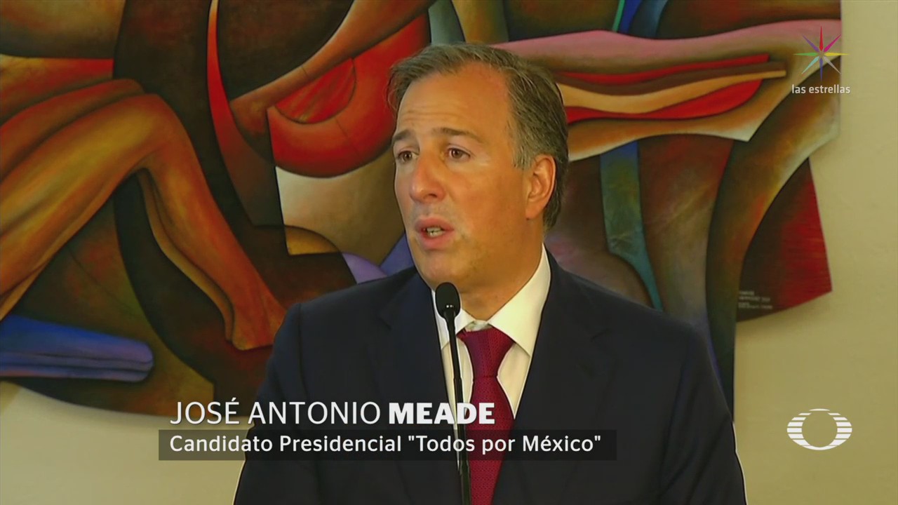 Meade considera positivo el llamado de AMLO a concordia en contienda electoral