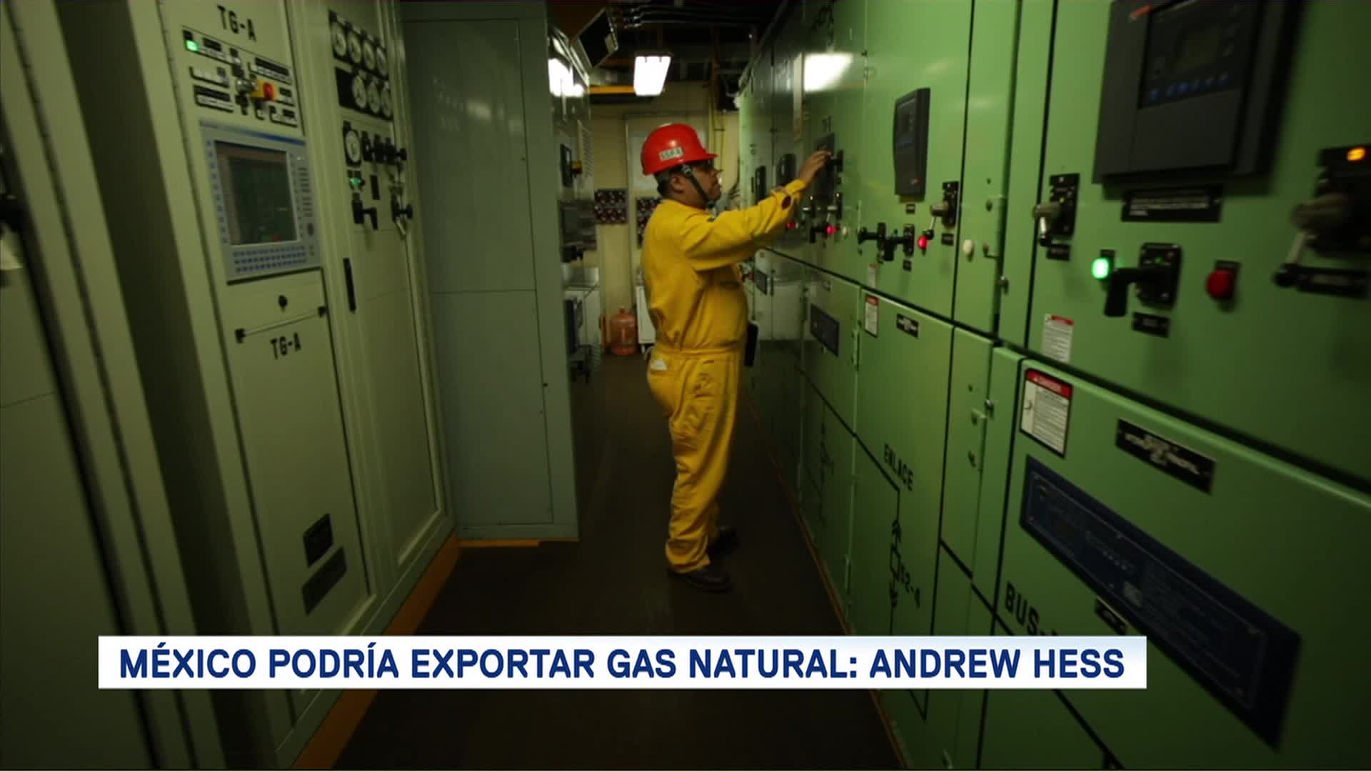 México podría exportar gas natural a Asia, considera Andrew Hess