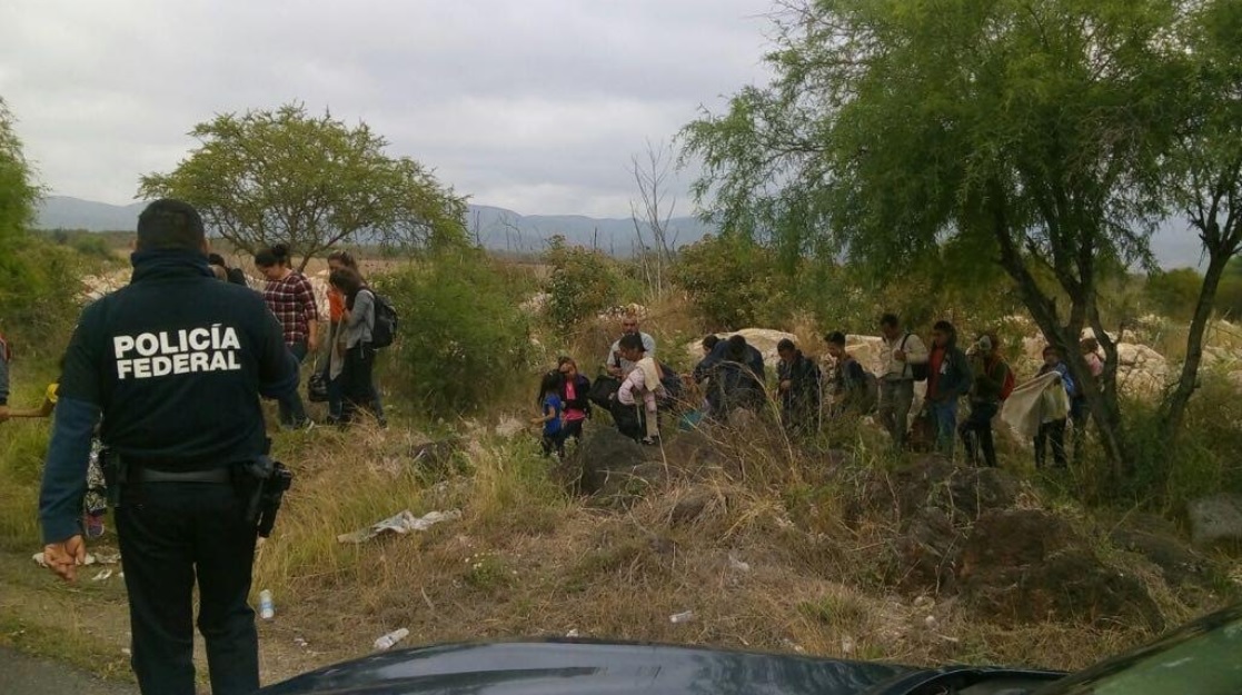 PF rescata a 27 centroamericanos en SLP