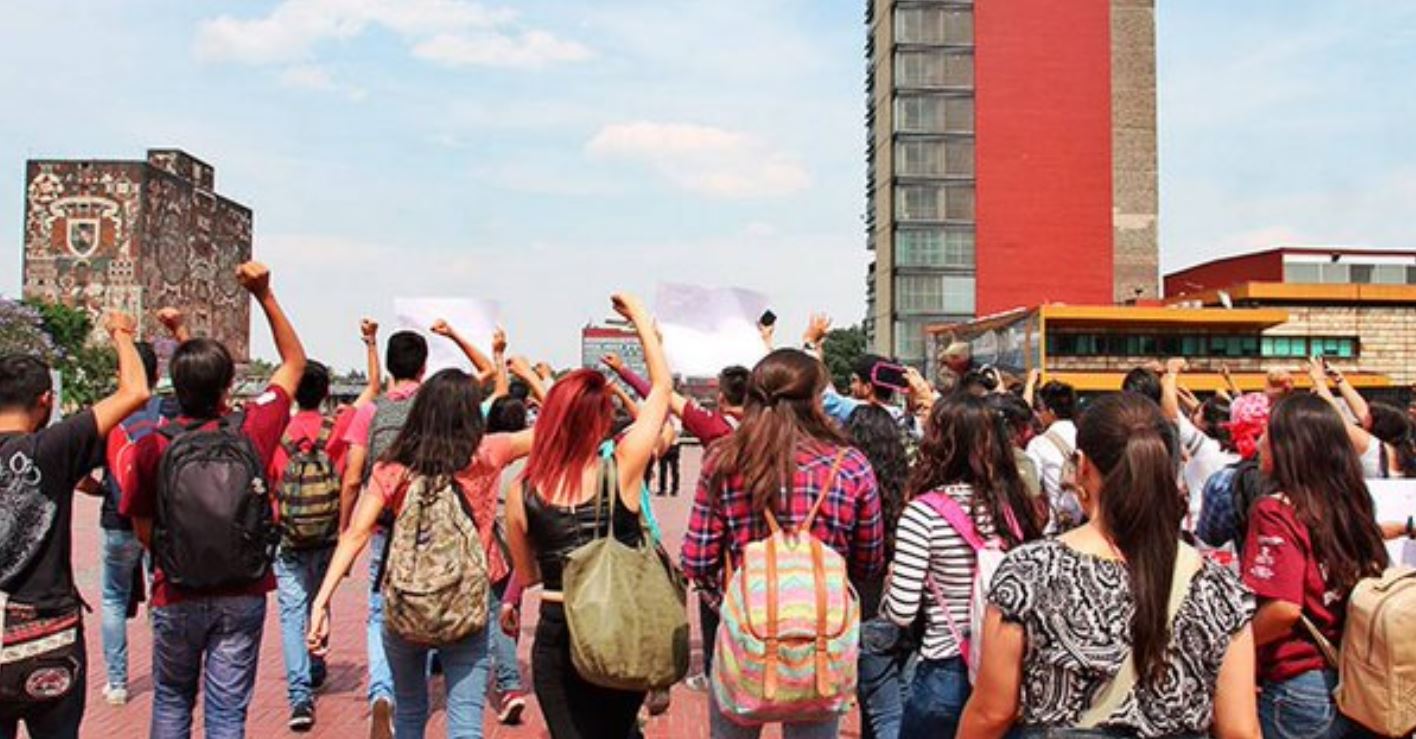 Estudiantes exigen que cese la violencia en la UNAM
