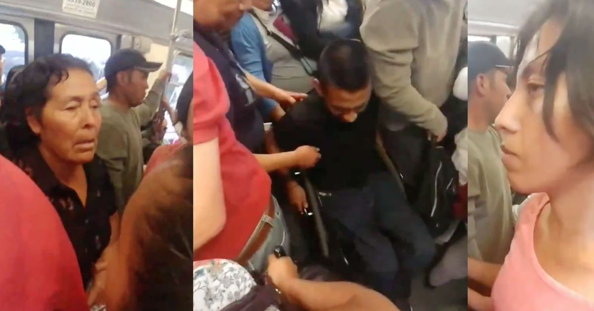 mujeres-insultan-hombre-silla-ruedas-tren-ligero-ciudad-mexico
