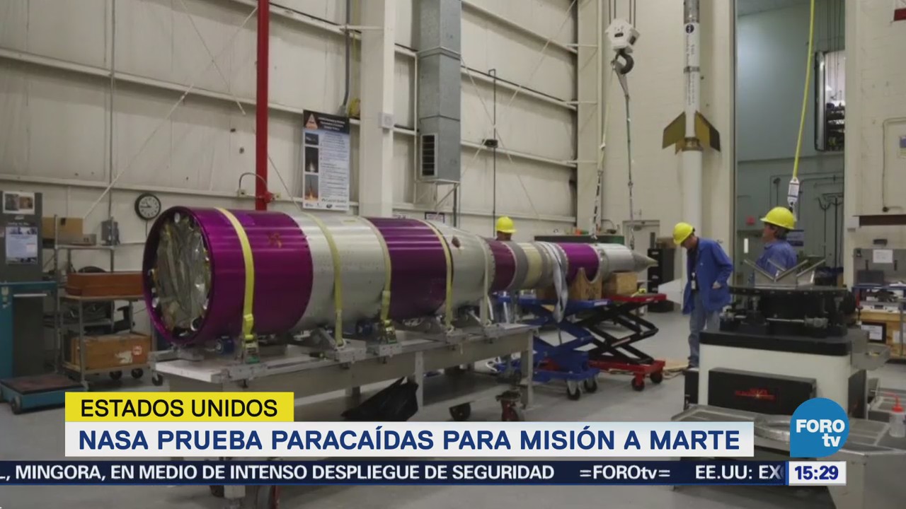 NASA Prueba Paracaídas Misión Marte