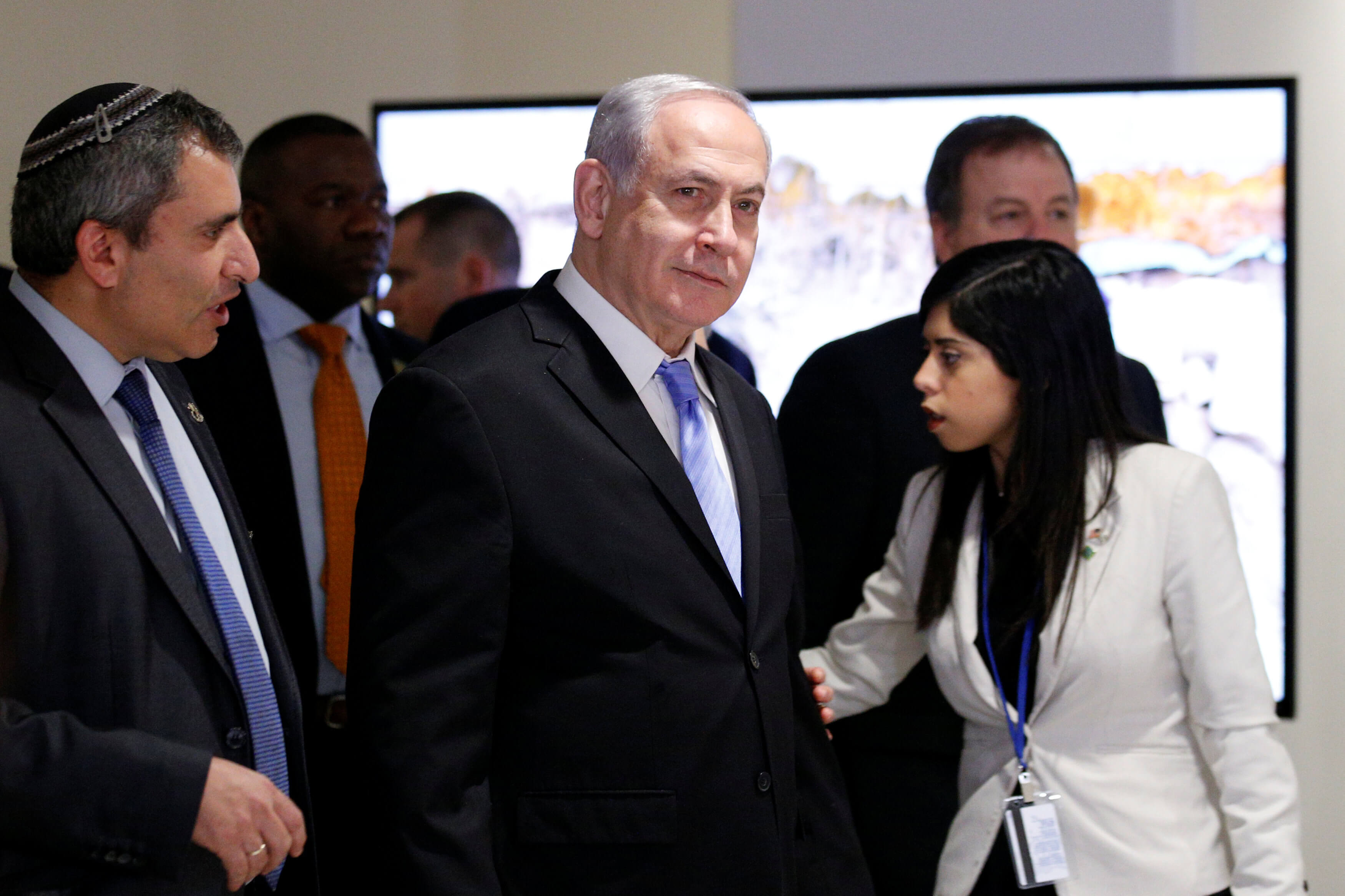 Benjamin Netanyahu inaugura muestra Jerusalén ONU
