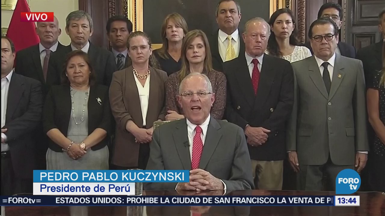 Pedro Pablo Kuczynski confirma su renuncia al cargo