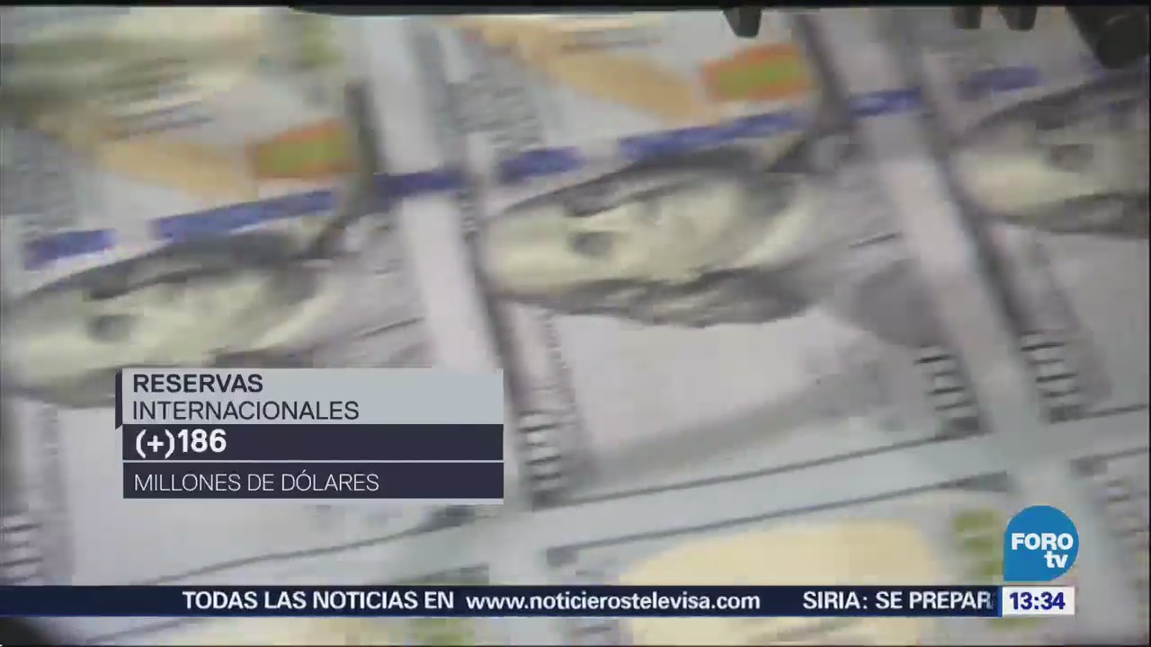 Banco México Aumentan Reservas Internacionales País