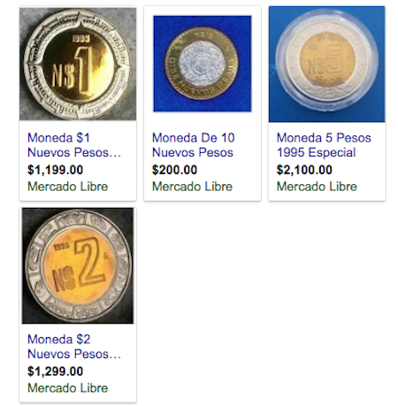 ¿Cuánto valen ahora las monedas de "Nuevos Pesos"?