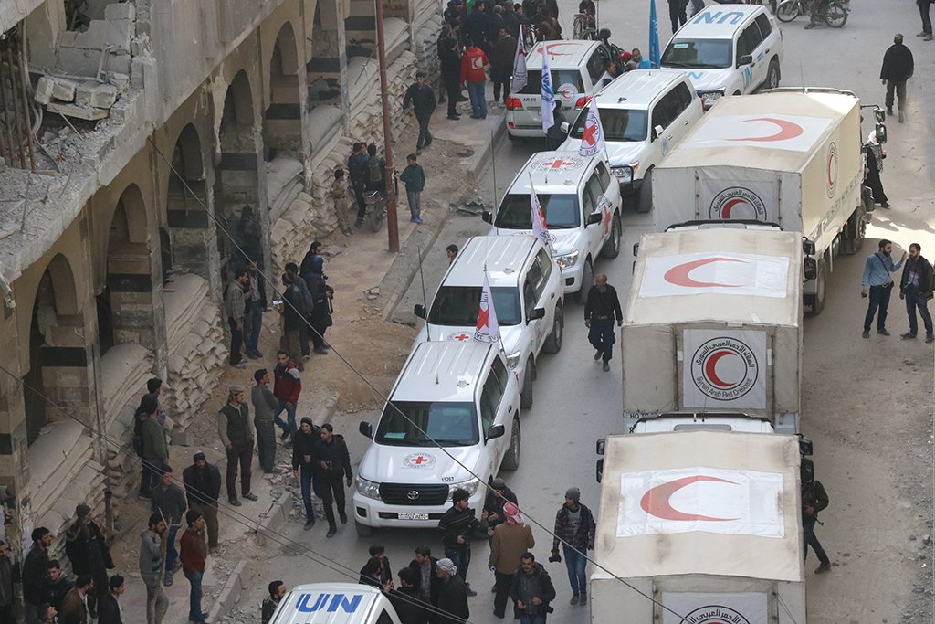 ONU pide dejar entrar Siria más convoyes ayuda humanitaria