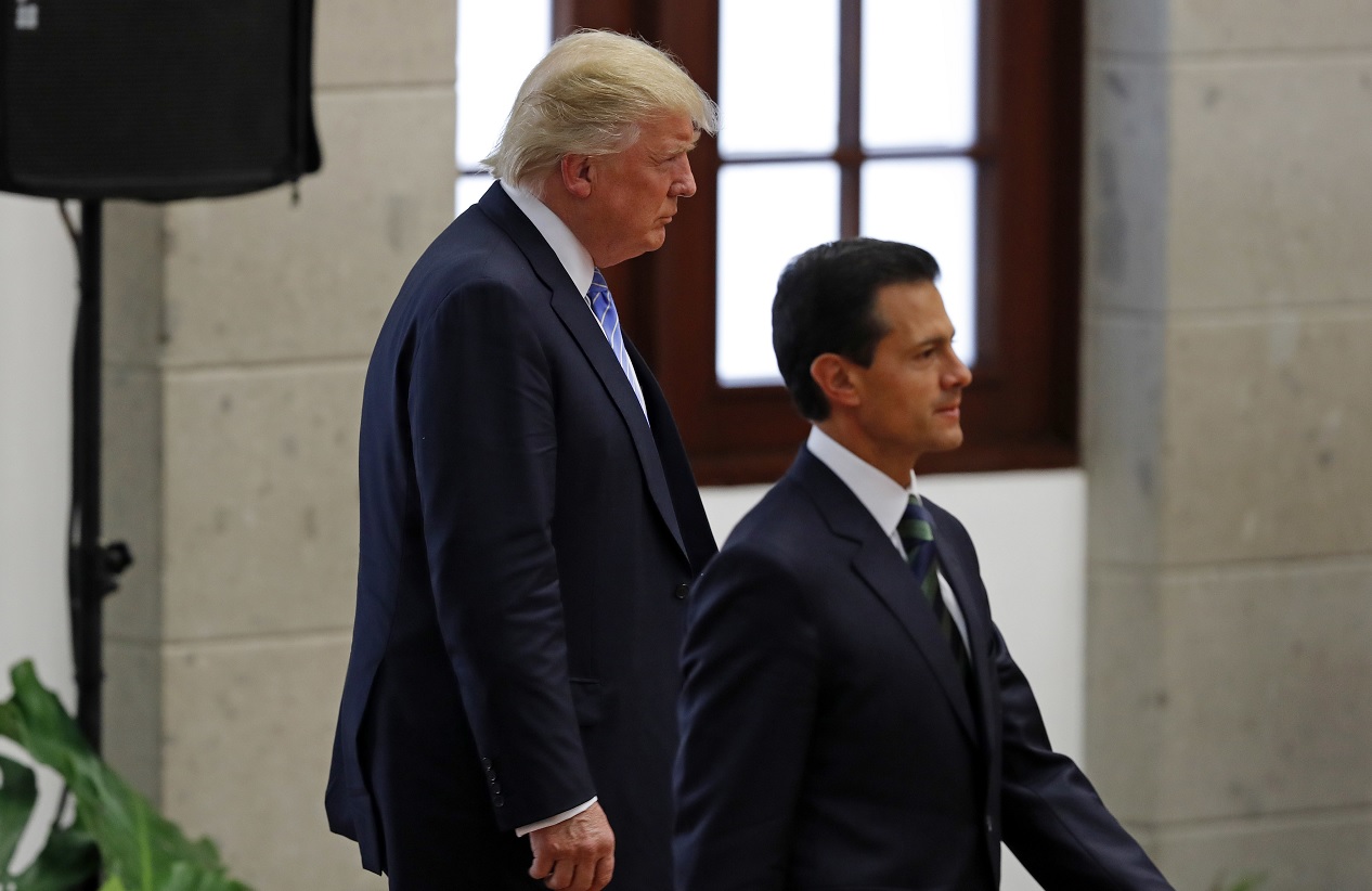 Monreal recordó la visita de Trump a Los Pinos con EPN