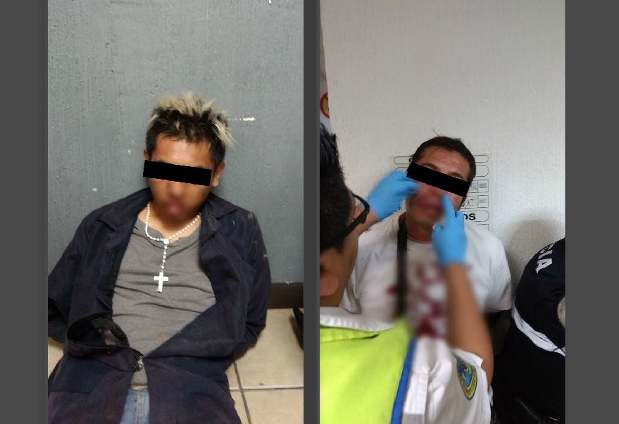 Policías capitalinos evitan linchamiento de dos delincuentes en Cuajimalpa
