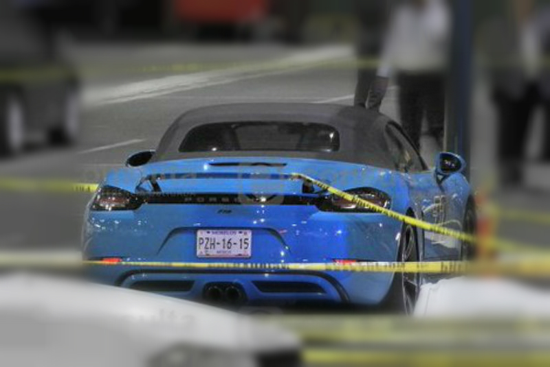 Porsche Azul