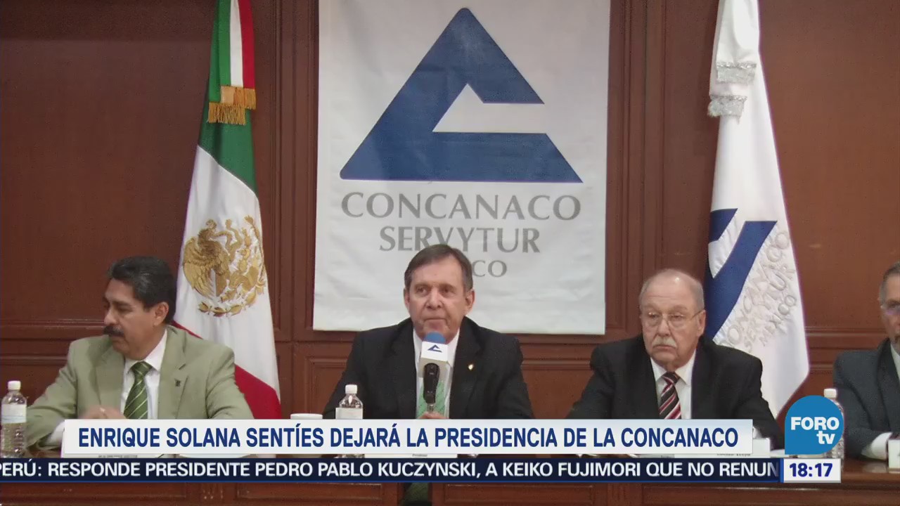 Presidente de Concanaco califica de falsas acusaciones en su contra